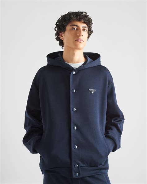 Prada technical cotton hoodie